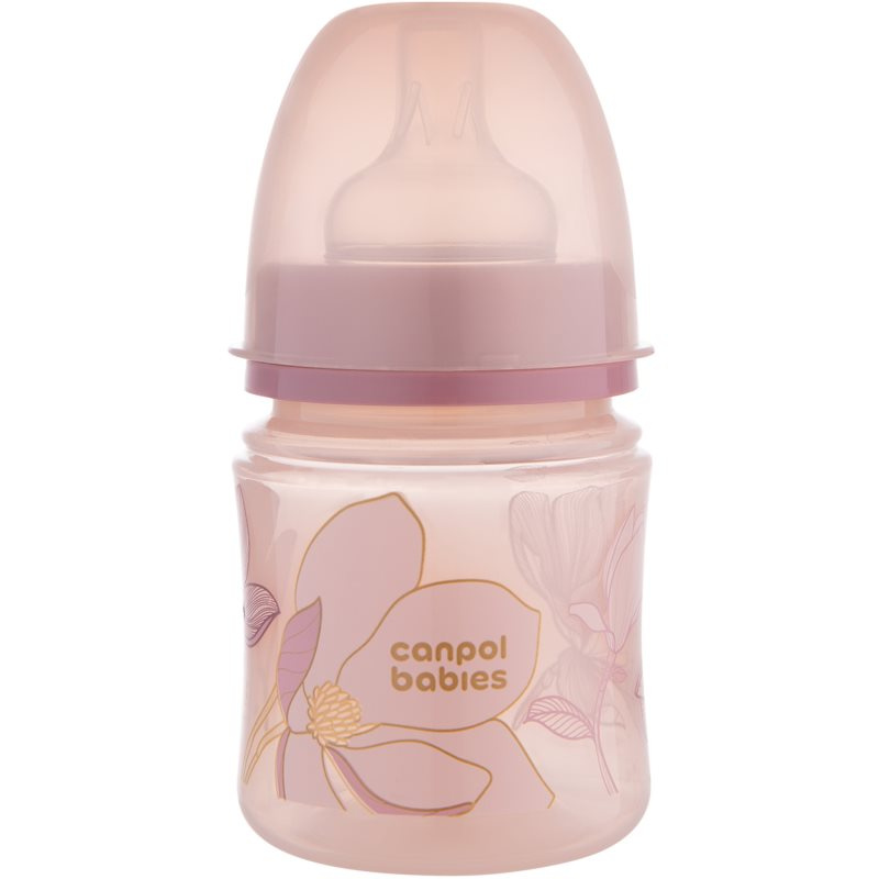Canpol babies Antikoliková lahev EasyStart GOLD 120ml růžová