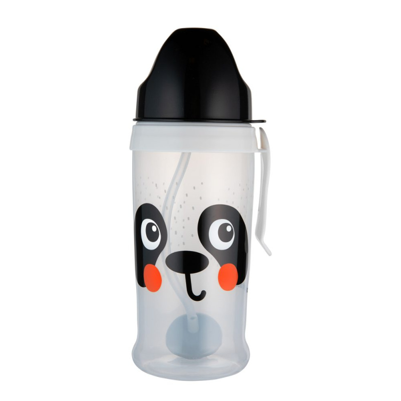 Canpol babies BabiesBoo Sport Cup sportovní láhev se závažím Panda 350 ml