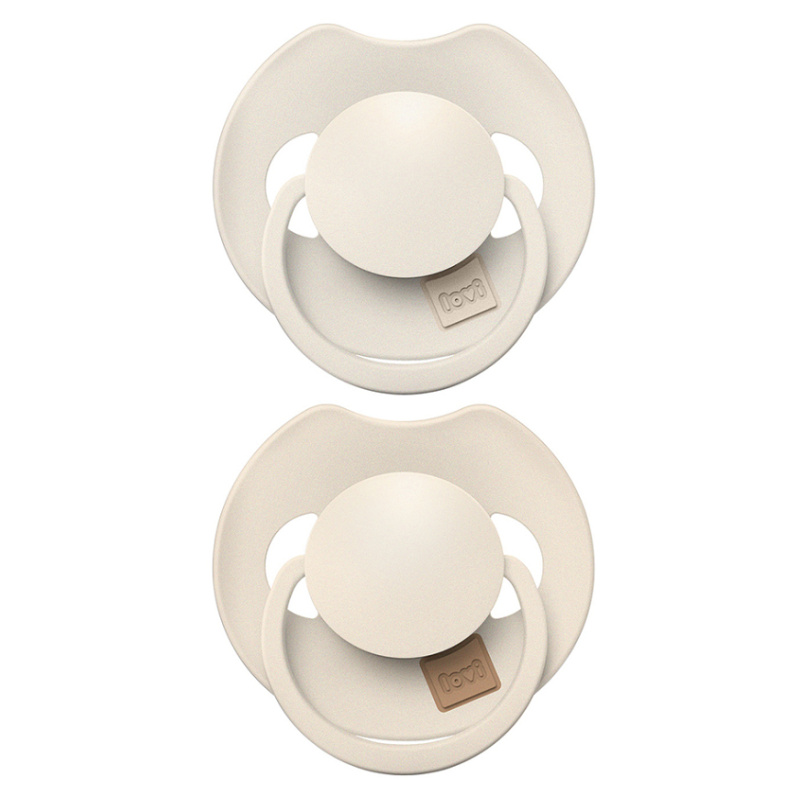LOVI PRIME 6-18m dudlík Coconut/Ivory 2 ks