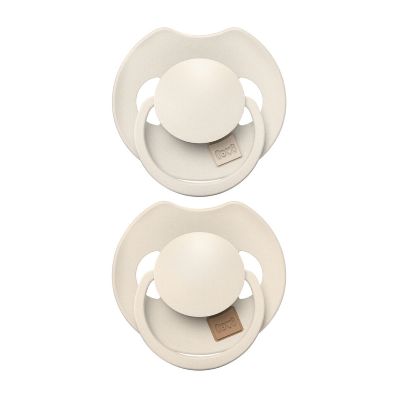 LOVI PRIME 18m+ dudlík Coconut/Ivory 2 ks