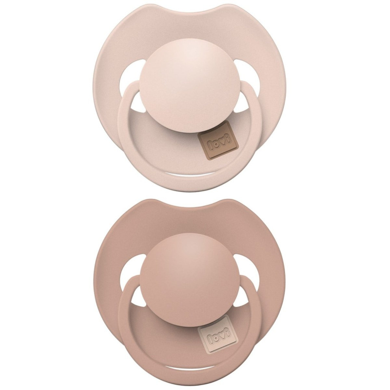 LOVI PRIME 6-18m dudlík Nude/Blush 2 ks