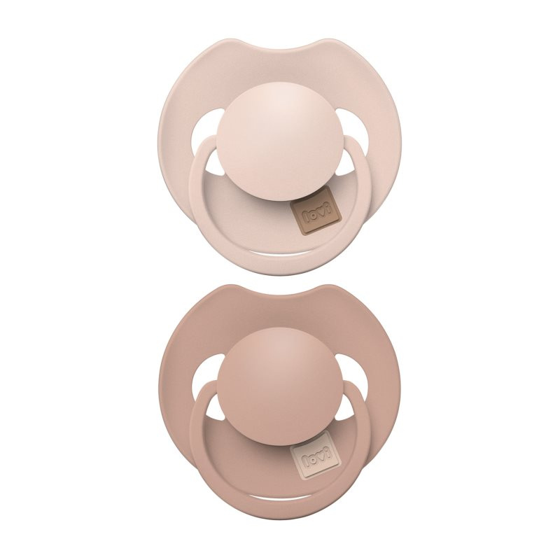 LOVI PRIME 18m+ dudlík Nude/Blush 2 ks