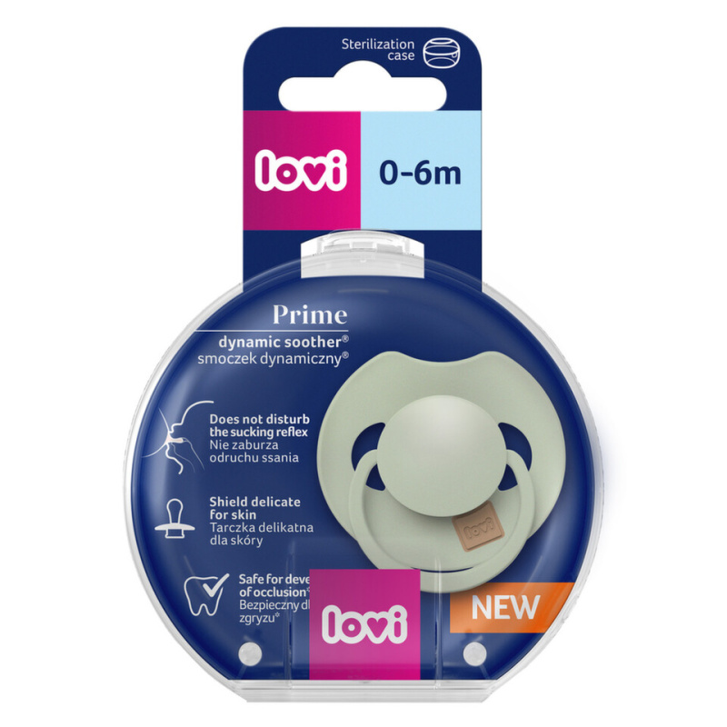 LOVI PRIME 0-6m dudlík Pistachio 1 ks