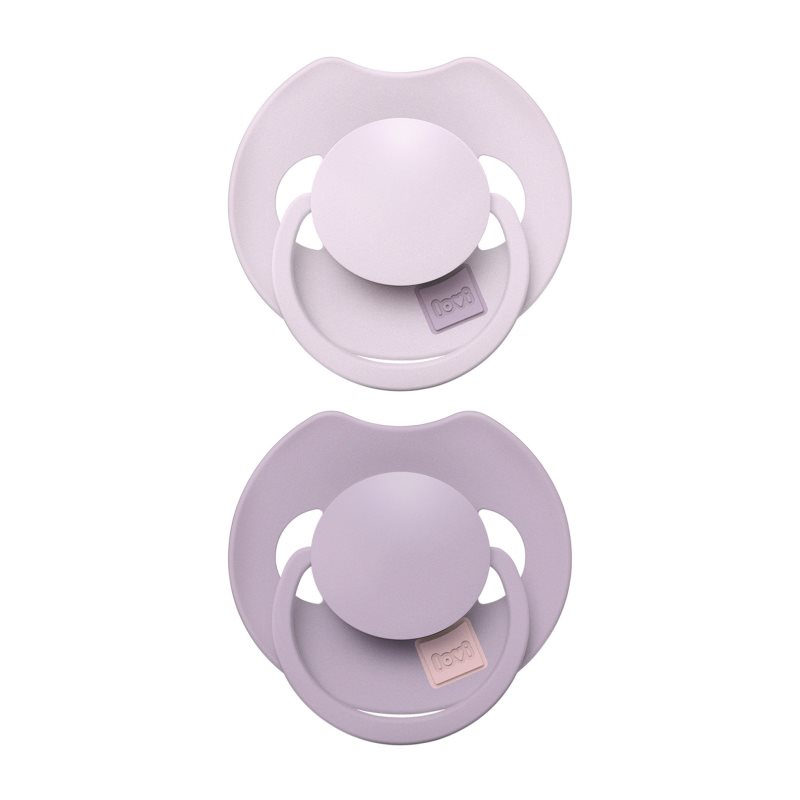 LOVI PRIME 6-18m dudlík Baby Lilac/Violet 2 ks