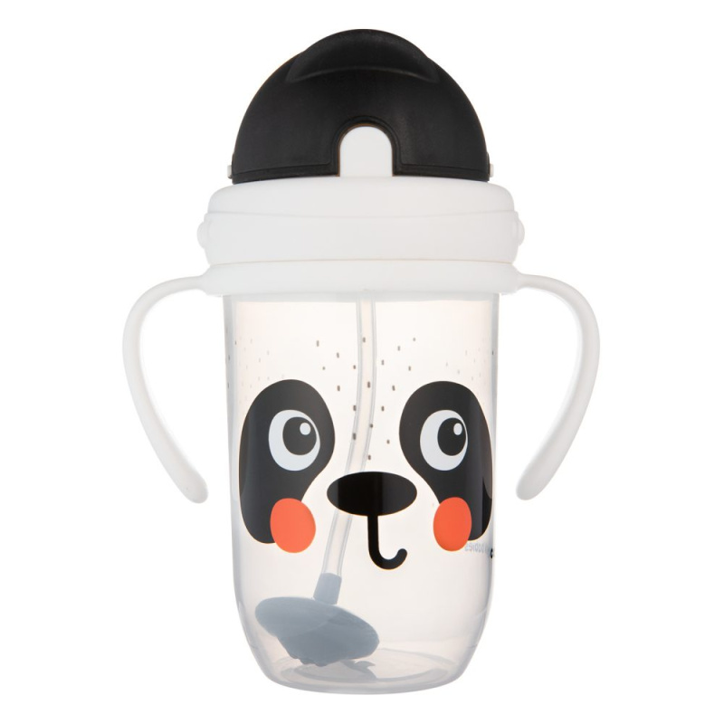 Canpol babies BabiesBoo hrneček nevylévací se slámkou a závažím 270 ml