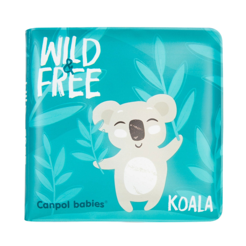 Canpol babies měkká pískací koupací knížka Safari