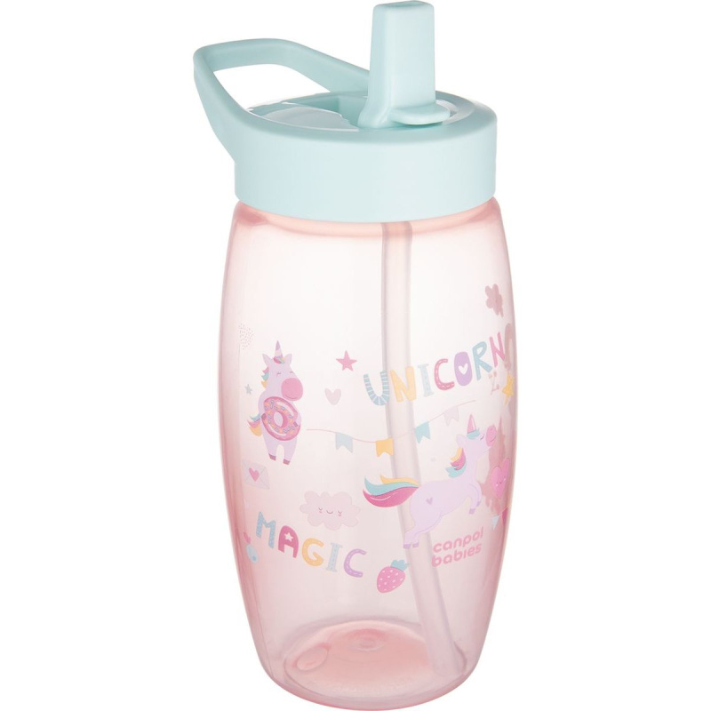 Canpol babies Lahev se sklápěcím pítkem Unicorns 400ml