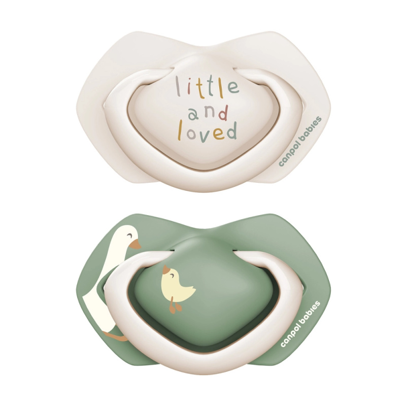 Canpol babies GOOSE dudlík 6-18m 2 ks