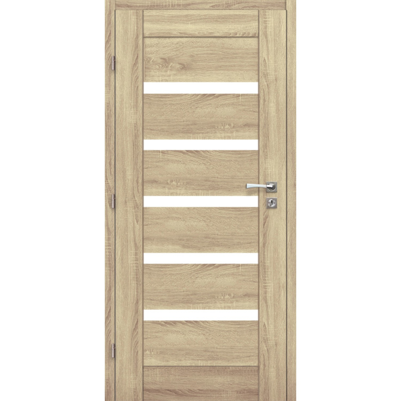 Voster Rámové falcové interiérové dveře ETNA 10, 3D fólie, dub Sonoma, 70 P
