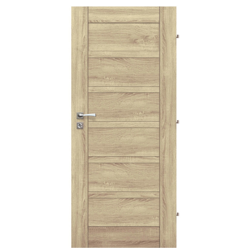 Voster Rámové falcové interiérové dveře ETNA 70, 3D fólie, dub Sonoma, 80 P