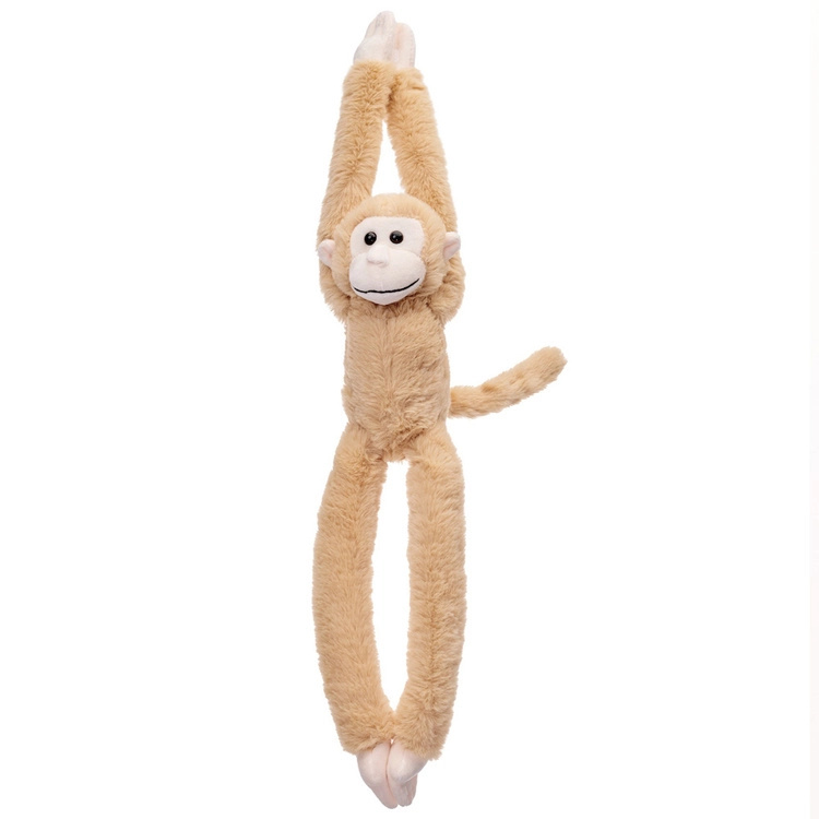 Závěsný maskot opice béžové barvy