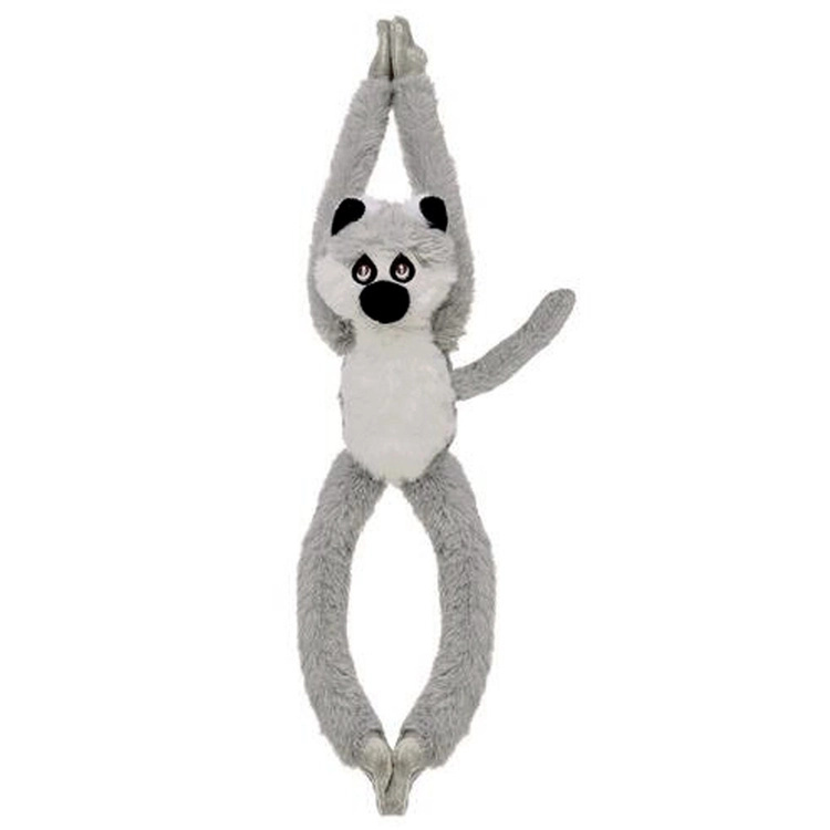 Plyšový lemur na zavěšení se suchými zipy 45 cm