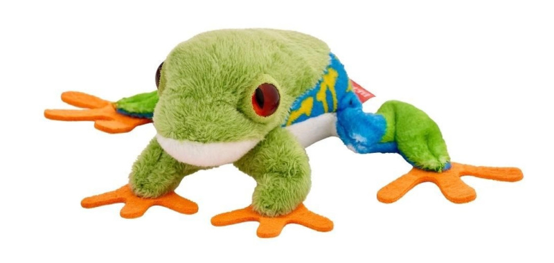 Žába pralesnička modro-žlutá 10 cm – plyšák Beppe ZOO