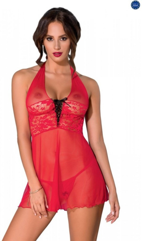 Avanua Freya Chemise red - Košilka Barva: Červená, Velikost: L/XL