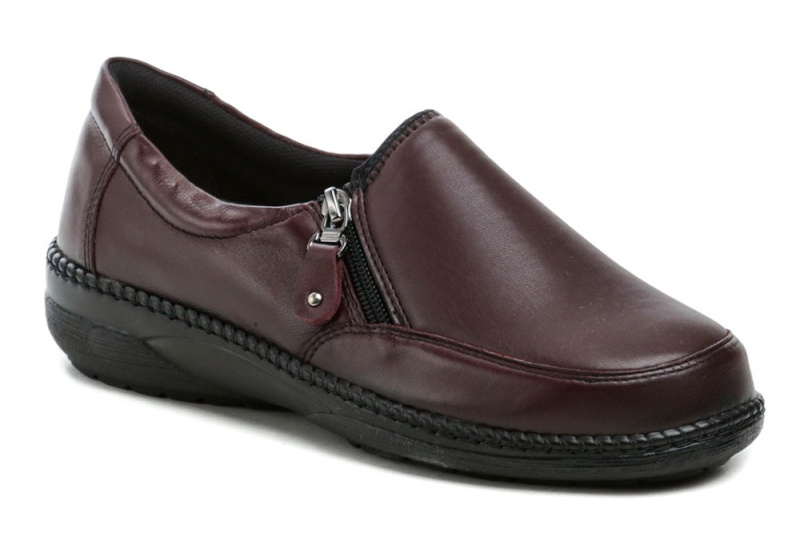 Axel 9734S-W135 bordó dámské boty šíře H EUR 38