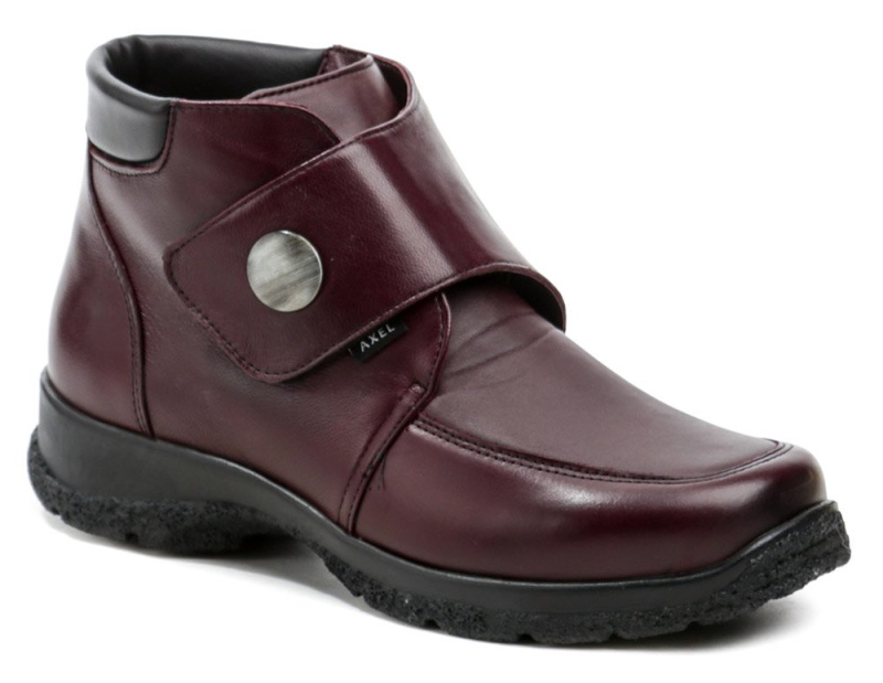 Axel AXCW165 vínové dámské boty šíře H EUR 41