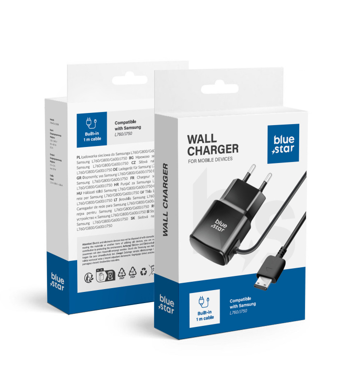 Nabíječka Blue Star síťová Samsung E1170/L760/G800/i900 Omnia