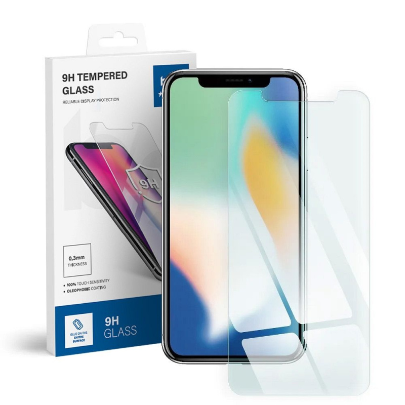 Ochranné tvrzené sklo Blue Star Pro+ pro Apple iPhone X