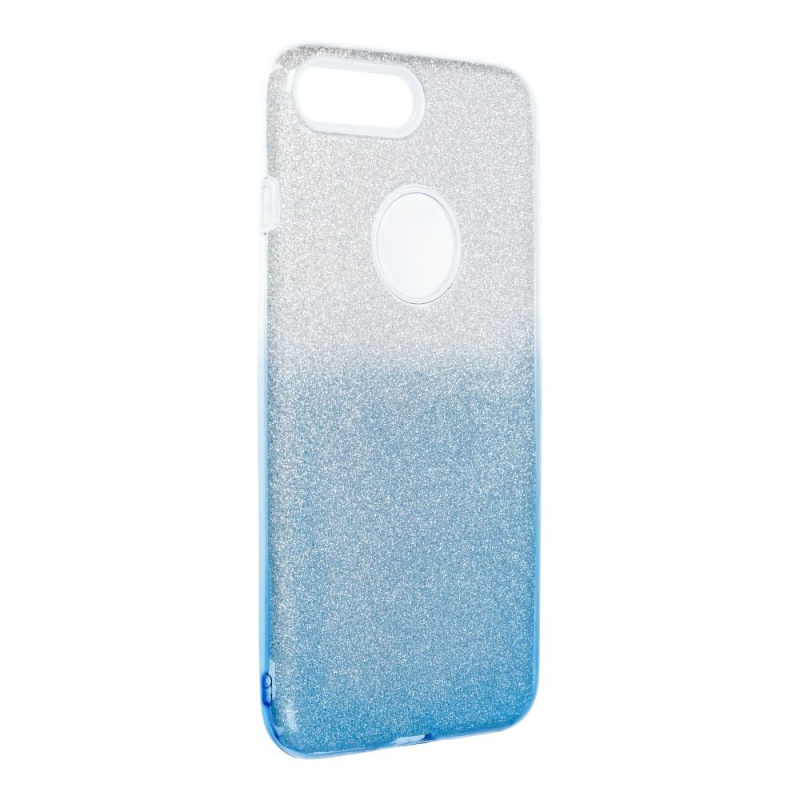 OEM Pouzdro Forcell SHINING Apple Iphone 7 Plus / 8 Plus transparentní/modré