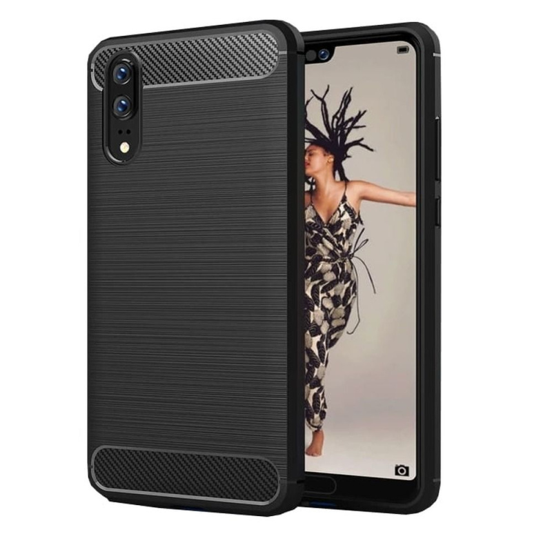 OEM Pouzdro Forcell Carbon Huawei P20 PRO černé