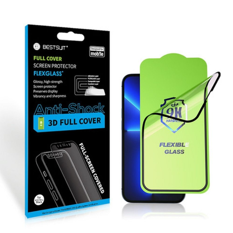 Bestsuit Tvrzené sklo Flexible Nano Glass 5D Full Glue Apple Iphone XR 6,1" černé