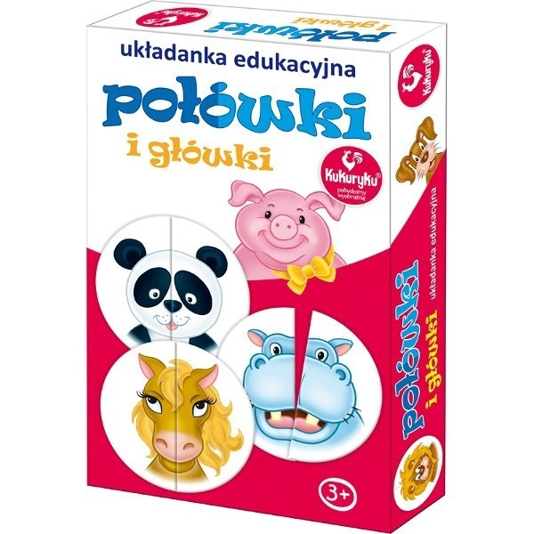 Veselá skládačka Połówki a główki pro děti