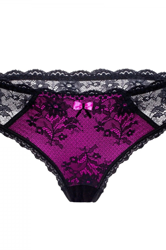 Dámská tanga Fifii - ROZA černá L