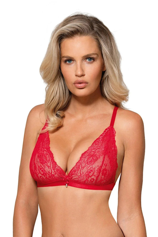 Dámská podprsenka Cyria red - ROZA červená L/XL