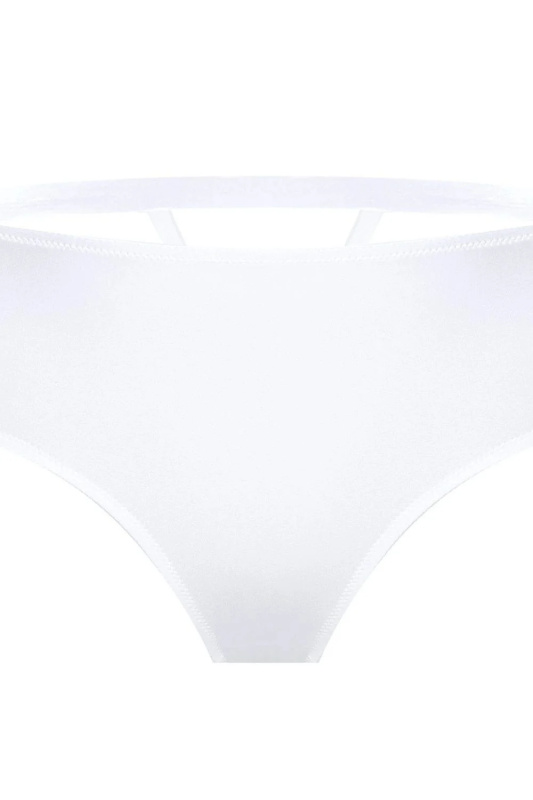 Dámská tanga Amorre white - ROZA Bílá XL