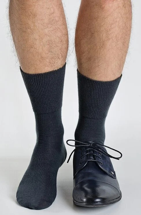 Pánské ponožky Regina Socks Purista Antybakteriální Froté grafit 35-38