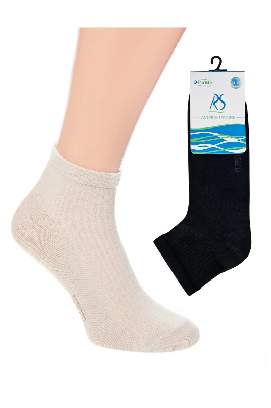 Pánské antibakteriální ponožky Regina Socks Purista černá 35-38
