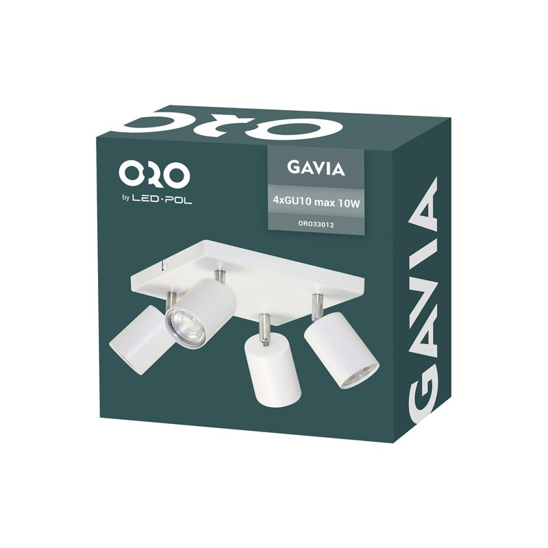 LED bodové svítidlo LED-POL Gavia 4XGU10 W