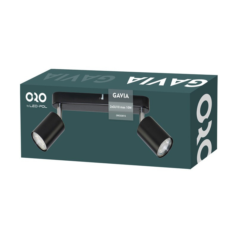 LED bodové svítidlo LED-POL Gavia 2XGU10 B