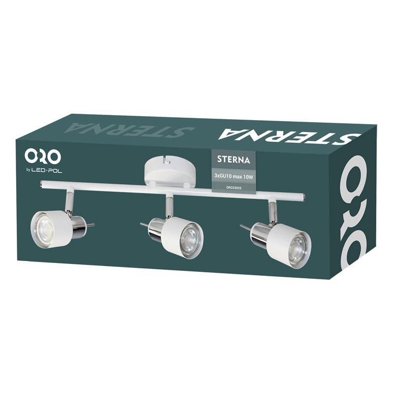 LED bodové svítidlo LED-POL Sterna 3XGU10 W