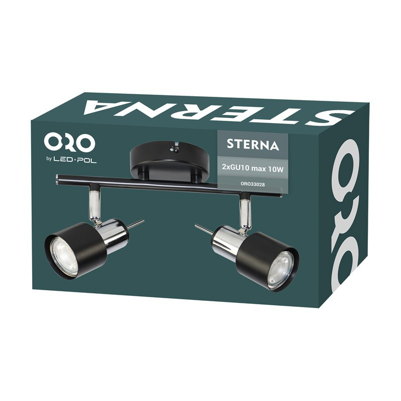 LED bodové svítidlo LED-POL Sterna 2XGU10 B