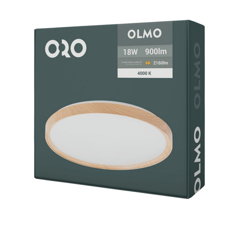 Nástěnné a stropní LED svítidlo LED-POL Olmo 18W neutrální bílá