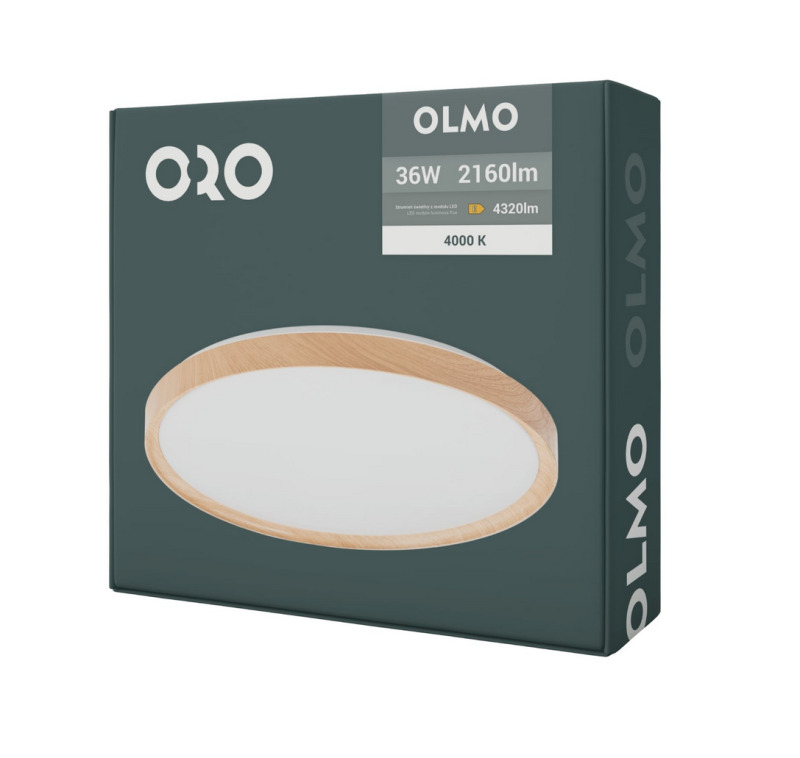 Nástěnné a stropní LED svítidlo LED-POL Olmo 36W neutrální bílá