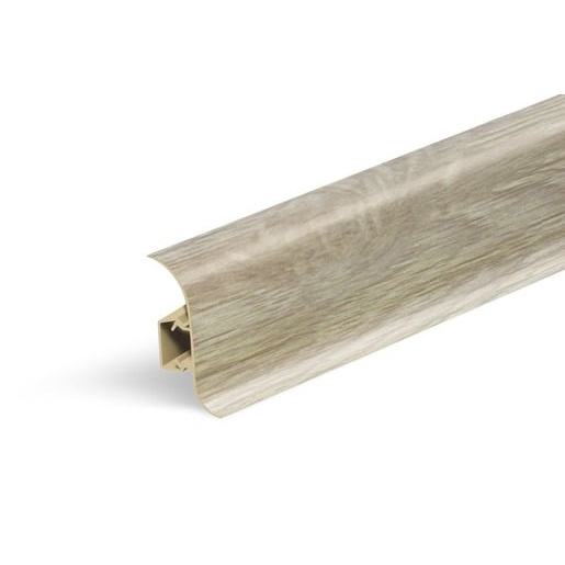 Lišta soklová Naturel dub letní , PVC délka 250 cm, výška hrany 56 mm, NATNGF0D4