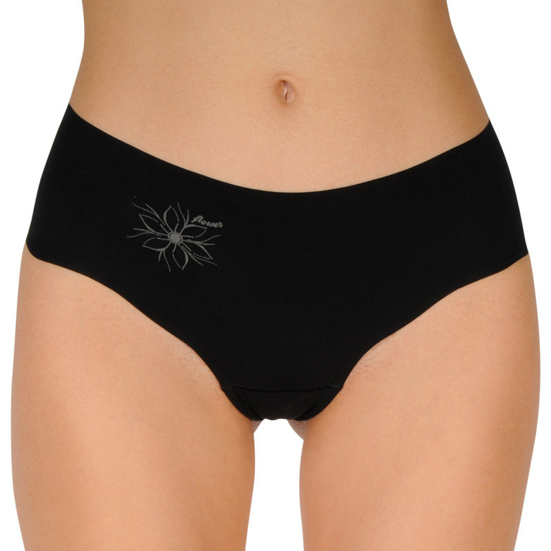 Dámské kalhotky Emili černé (Flower) M