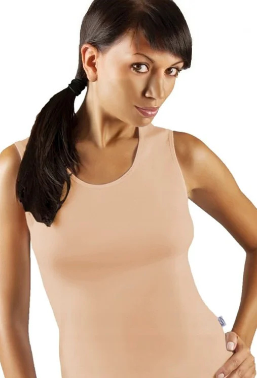 Béžová dámská košilka Emili Sara XXL-XXXL béžová XXL