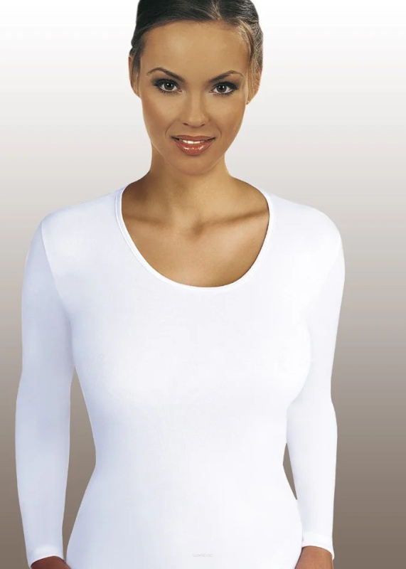 Bílá dámská košilka Emili Lena 2XL-3XL bílá 4XL
