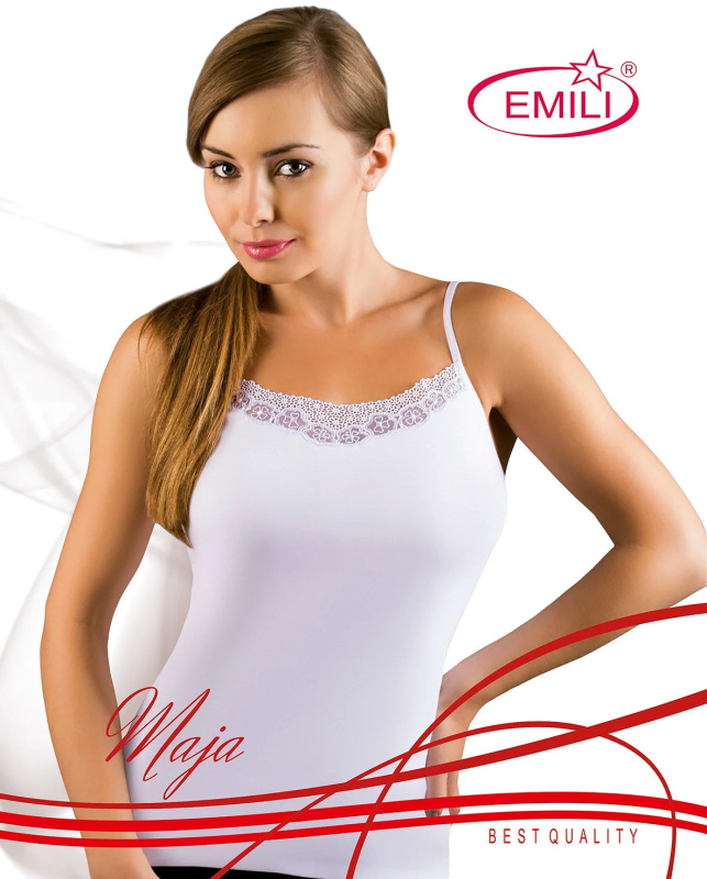 Bílá dámská košilka Emili Maja S-XL bílá XL