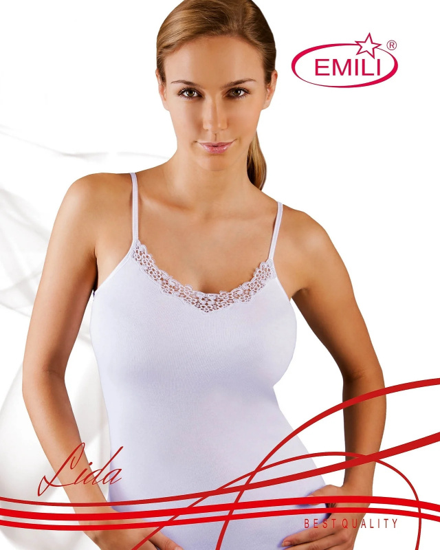Dámská košilka Emili Lida XXL bílá XXL