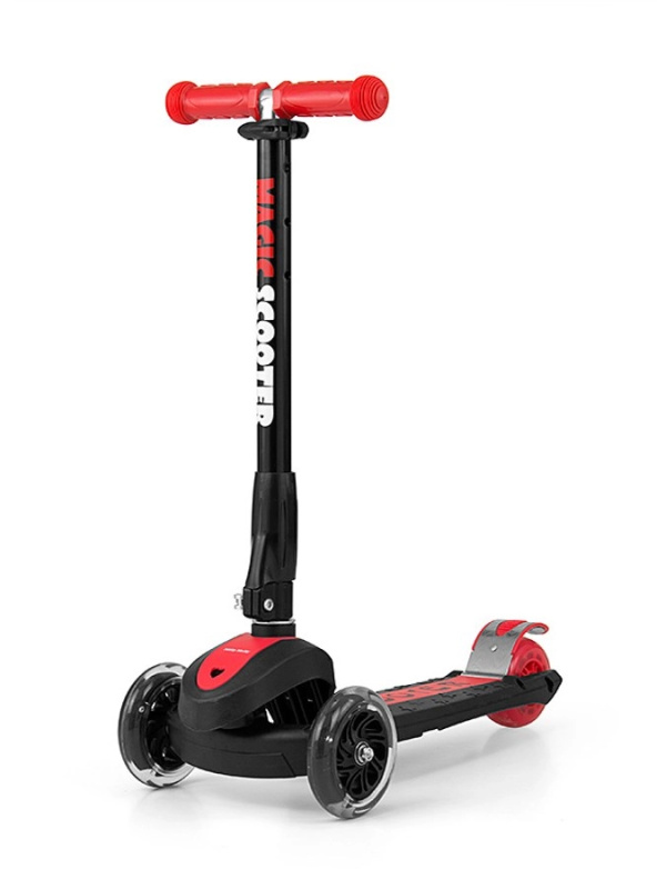 Dětská koloběžka Milly Mally Magic Scooter červená