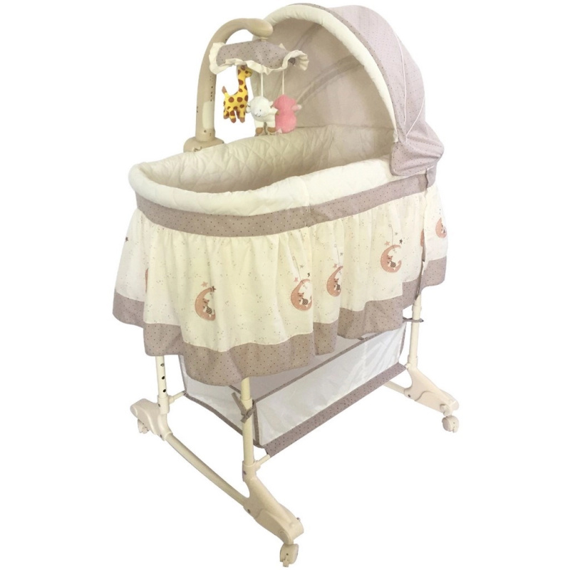Multifunkční kolébka s kolotočem a stříškou MILLY MALLY Sweet Melody Moon