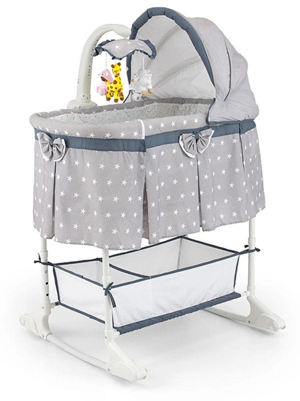 Multifunkční kolébka a postýlka Milly Mally Sweet Melody Star