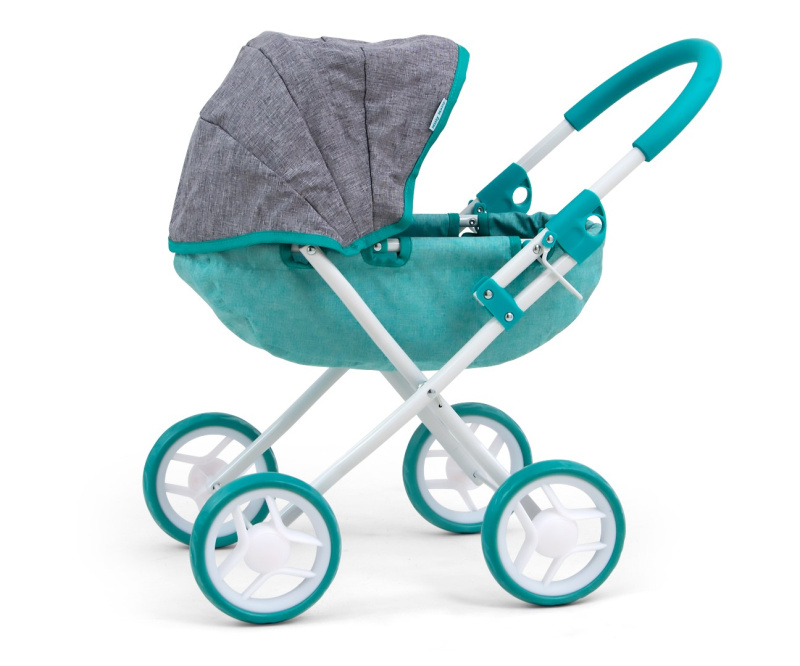 Kočárek pro panenky Dori Prestige Mint