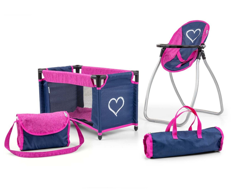 Sada doplňků pro panenky ELSA Prestige Milly Mally navy