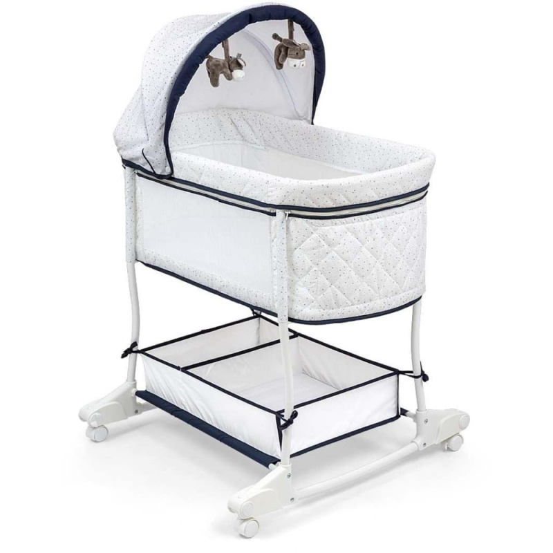 Milly Mally Multifunkční kolébka 2v1 Dream On - STONE, světle šedá