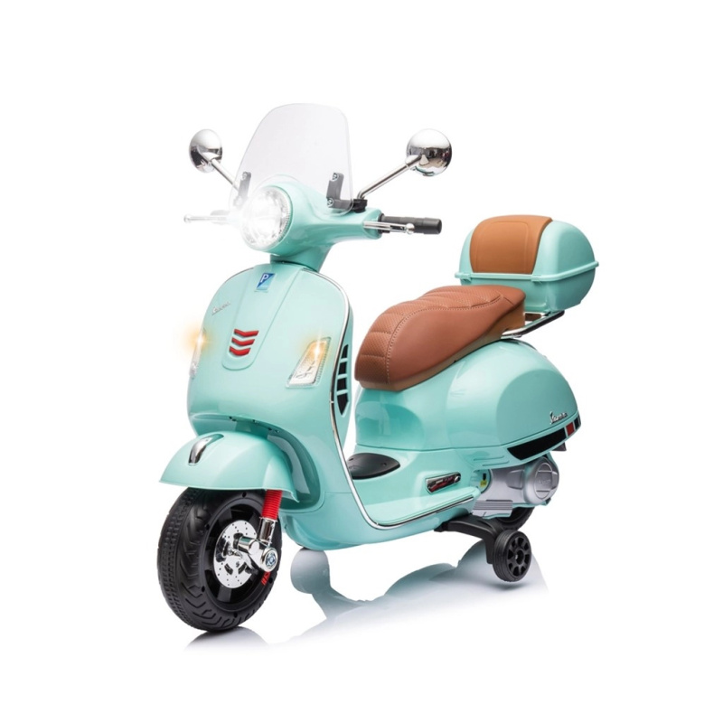 Milly Mally Vespa GTS Super elektrický dětský skútr na baterii mint